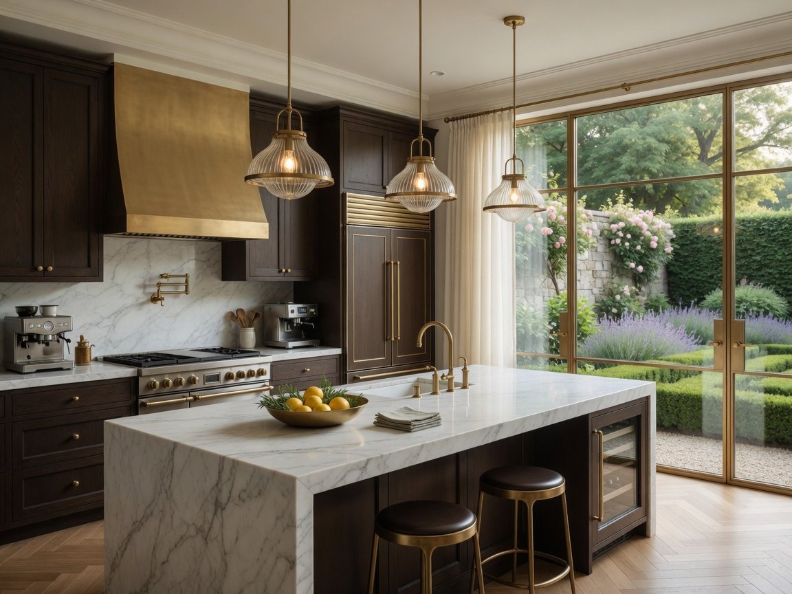 Cuisine moderne de la villa