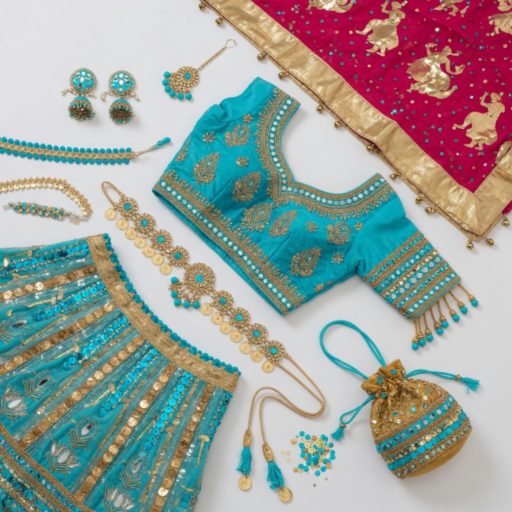 Portrait bijoux indiens