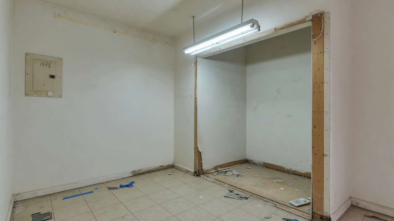 Alcôve vide avant aménagement